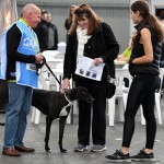 Doing what he did best - Don promoting the breed to prospective adopters.